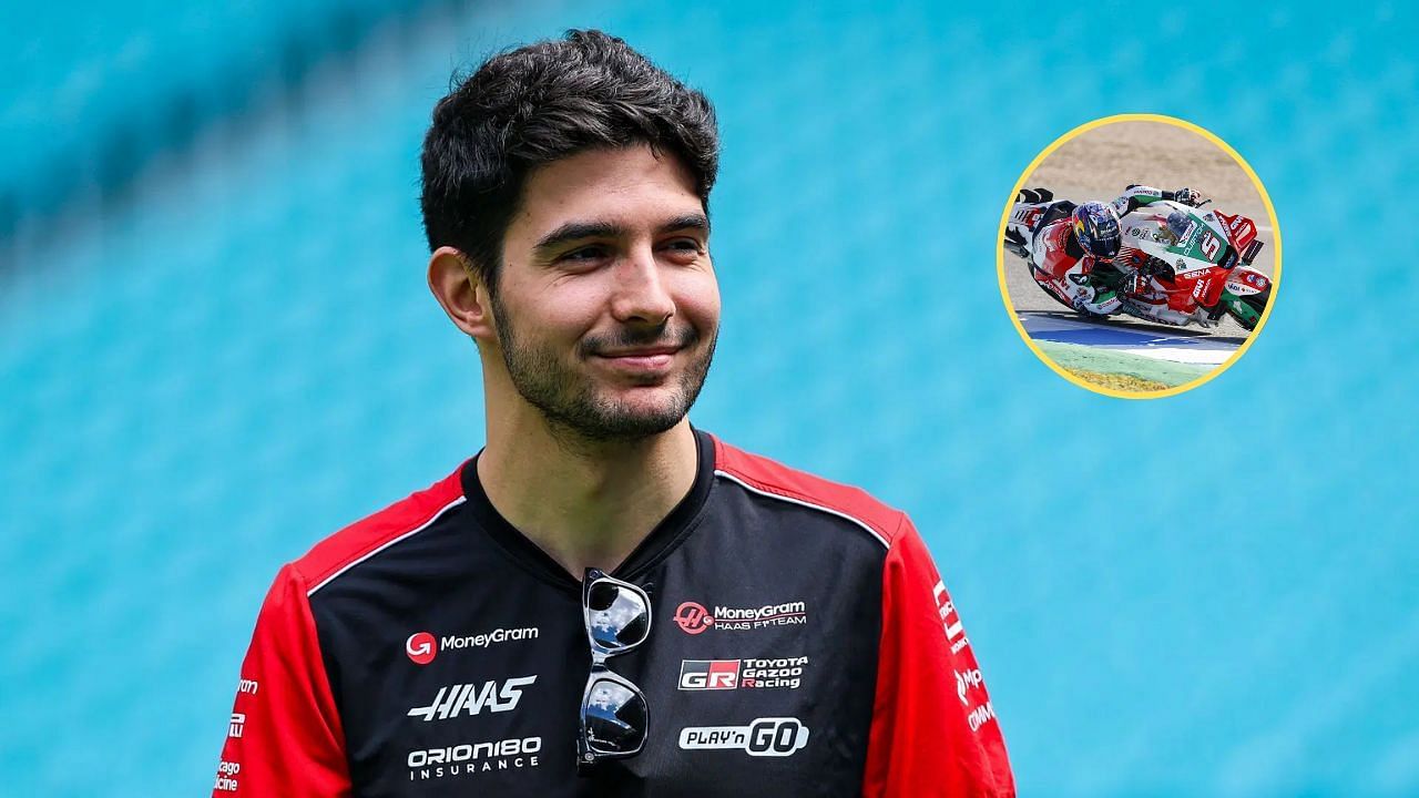 Esteban Ocon (foreground) and Johan Zarco (circle). Credit: Getty Images