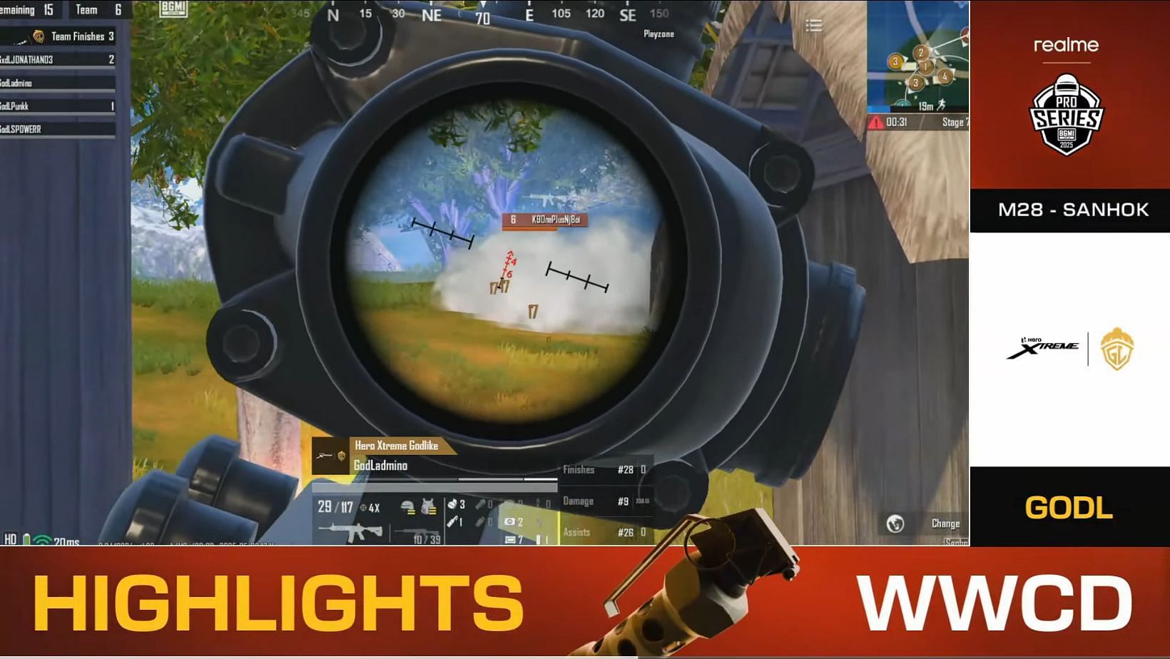Day 5 of BMPS 2025 Round 1 was played on May 26 (Image via YouTube/Krafton India Esports)