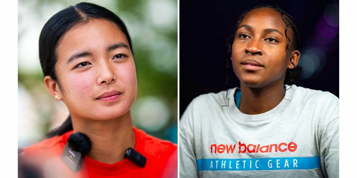 Alexandra Eala (L) and Coco Gauff (R) (Image Source: Getty)
