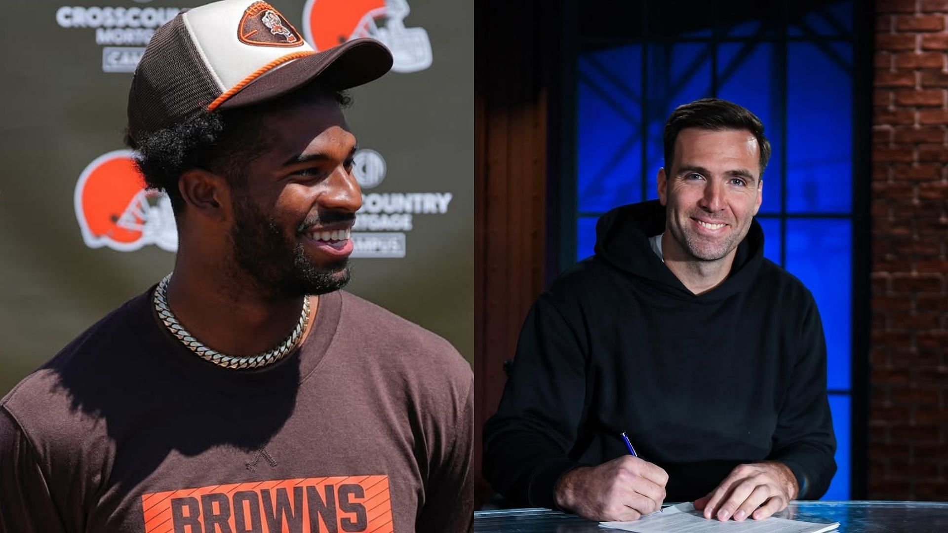 Shedeur Sanders x Joe Flacco Collage