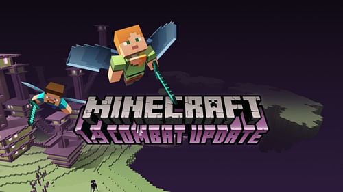 The combat update brought various new features and overhauled the combat system (Image via Minecraft Wiki || Mojang Studios)