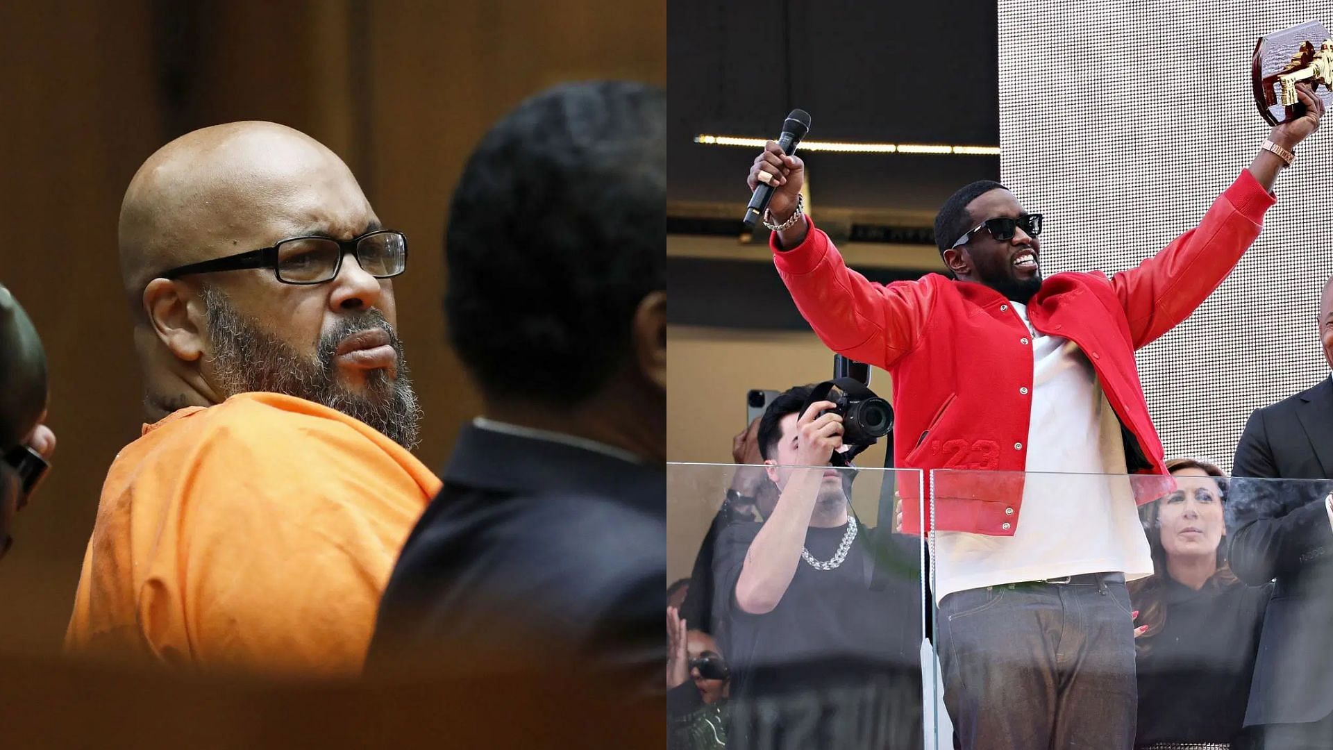 Suge Knight and Sean &quot;Diddy&quot; Combs (All Images via Getty)