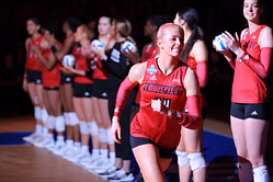 Former Louisville Volleyball Player Anna DeBeer shares highlights of rookie pro season with a short message