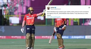 "Truly deserves an India bebut" - Fans in awe after Nehal Wadhera hits 70 off 37 balls in RR vs PBKS IPL 2025 match