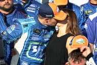 Ricky Stenhouse Jr. and Danica Patrick at the Monster Energy NASCAR Cup Series GEICO 500 - Source: Getty