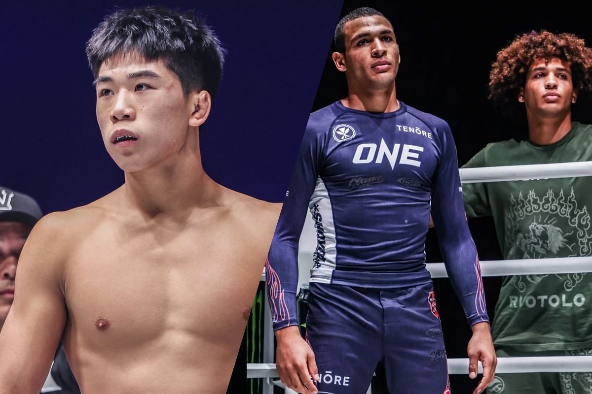 Adrian Lee (left) and Kade and Tye Ruotolo (right) | Image credit: ONE Championship