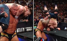 [WATCH] Randy Orton hits the AA on John Cena on the announce desk with incredible results