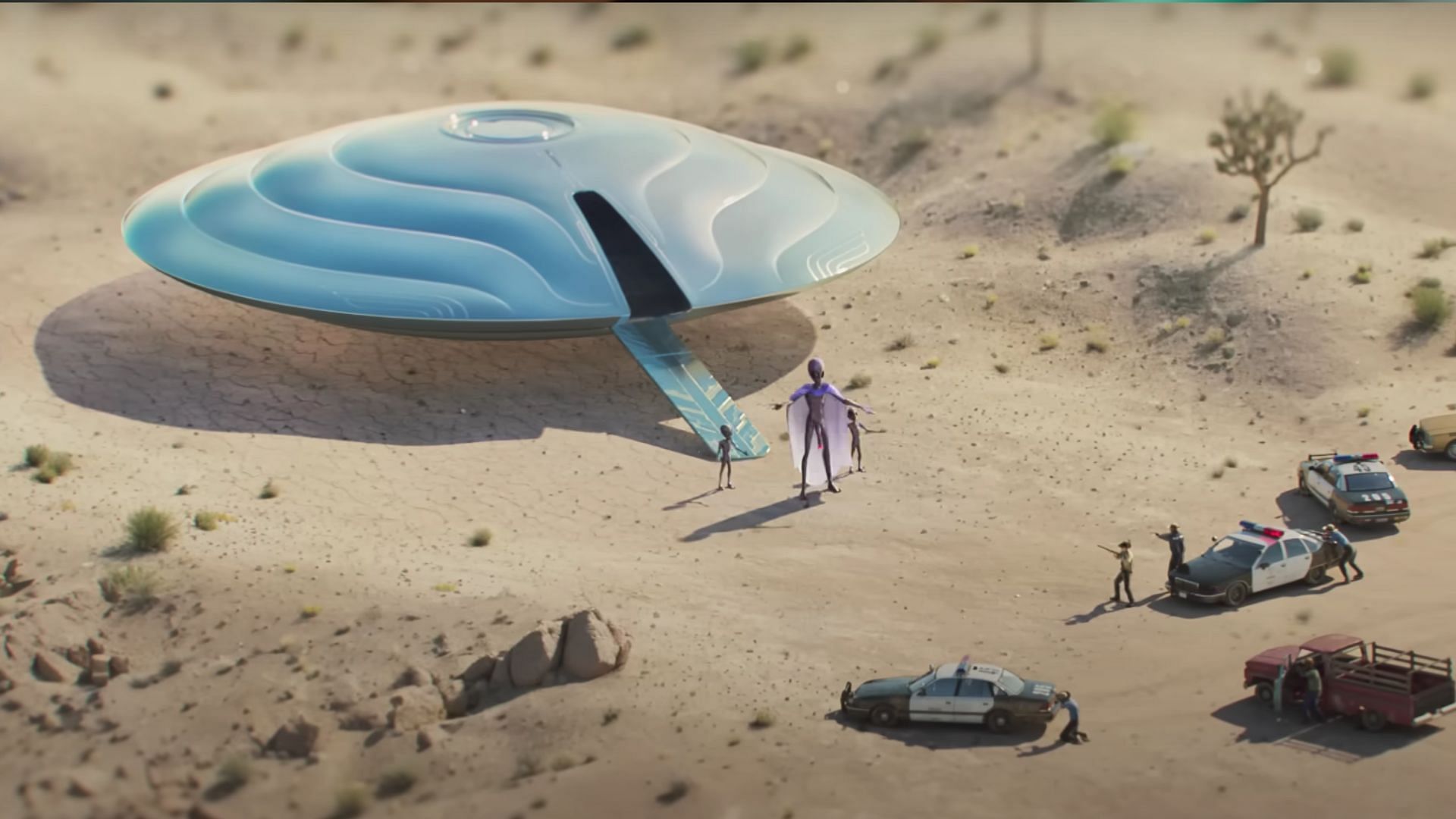 Scene from Love, Death &amp; Robots (Image via YouTube/@Netflix)