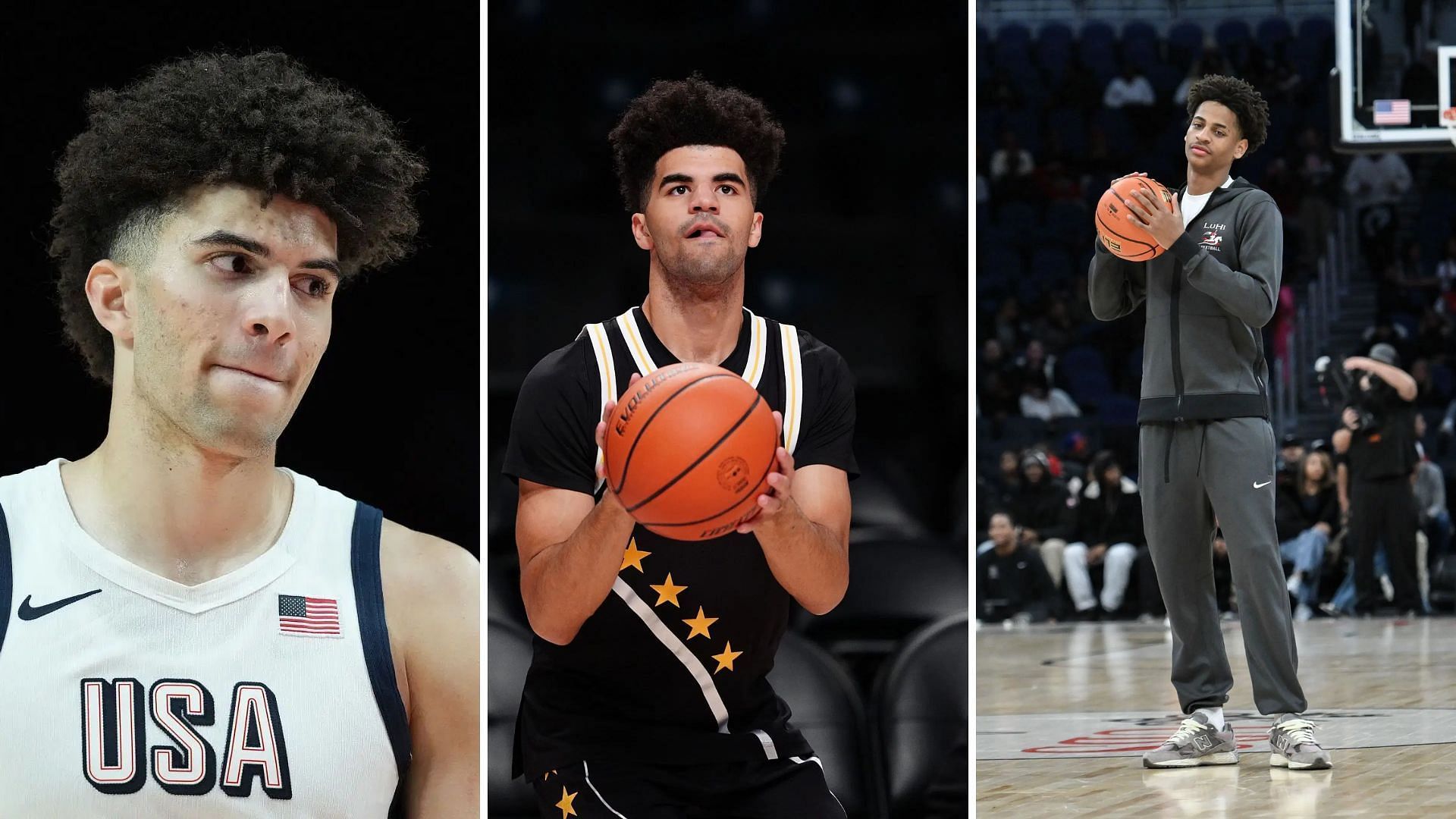 Cameron Boozer, Cayden Boozer, Kiyan Anthony (Source: Getty)