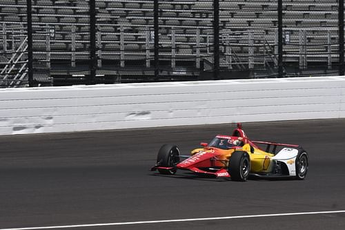 Josef Newgarden during the qualifying of the 109th Running of the Indy 500 - Source: Getty