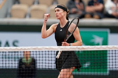 Svitolina at the 2025 French Open (Source: Getty)