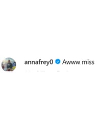 TikTok and Tennis sensation Anna Frey shares her reaction to Hawaii photodump with friends via Instagram (image credit: instagram/jane_dunyon)