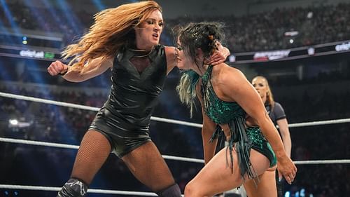 Will Lyra Valkyria be able to get through Becky Lynch? [Image Credit: WWE.com]