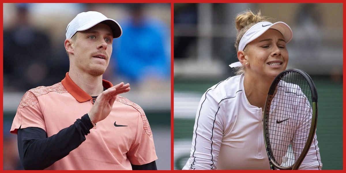 Denis Shapovalov and Amanda Anisimova (Source: Getty)