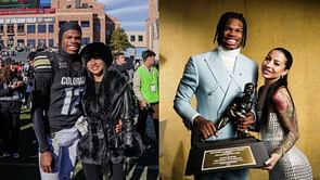 PICS: Colorado stars dazzle in dapper outfits in Travis Hunter and Leanna’s sophisticated wedding festivities