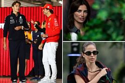 George Russell's girlfriend Carmen Montero Mundt drops 2-word reaction to Carlos Sainz's partner Rebecca Donaldson's latest IG post