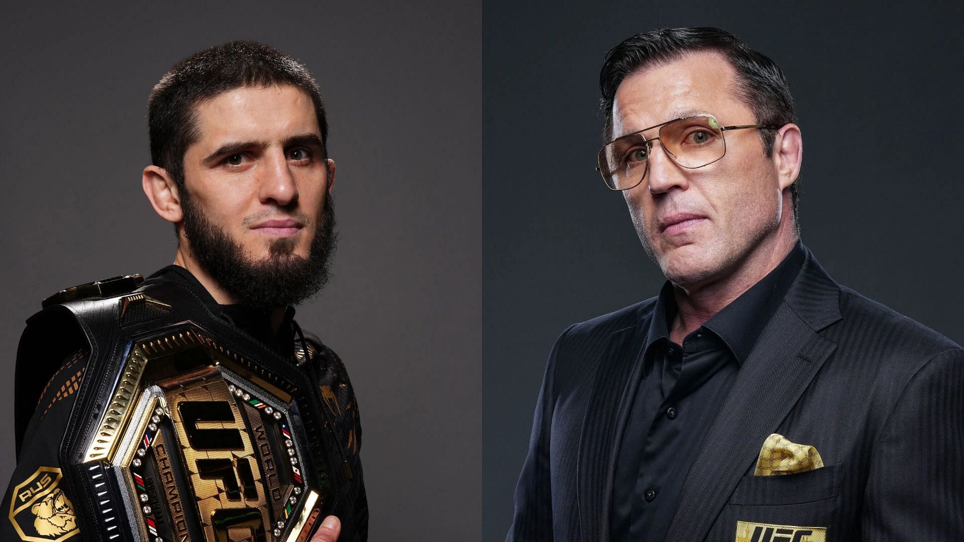 Chael Sonnen (right) updates on feud with Islam Makhachev (left) with sly dig. [Images courtesy: Getty Images]