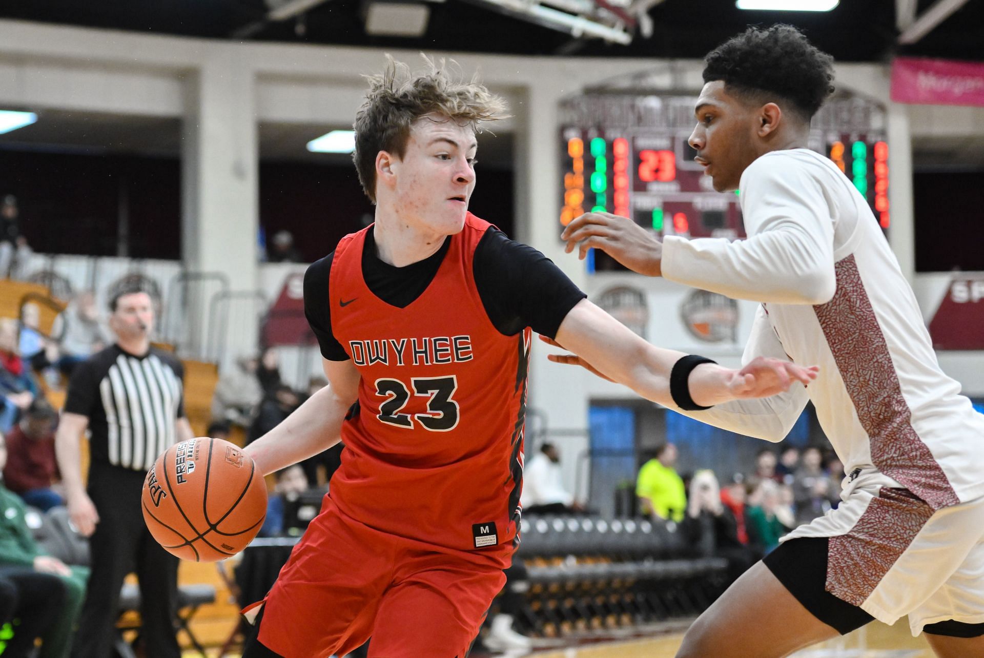 HIGH SCHOOL BASKETBALL: JAN 19 Spalding Hoophall Classic - Sidwell Friends vs Owyhee - Source: Getty