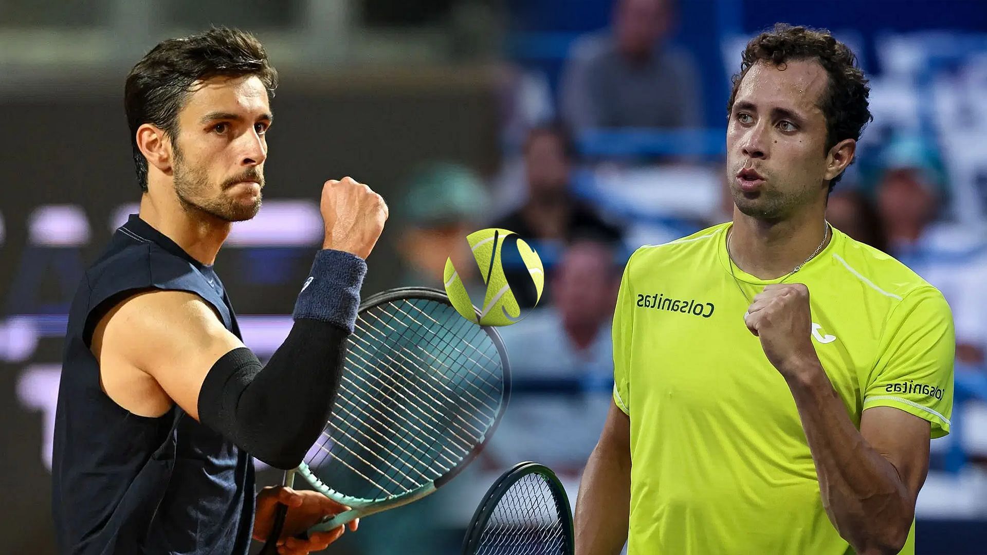 Lorenzo Musetti (L); Daniel Galan (R) - Source: Getty 