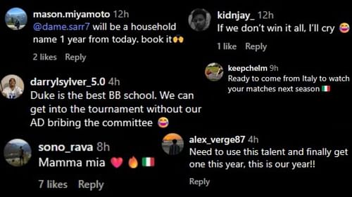 Images via the comments of the Instagram post.
