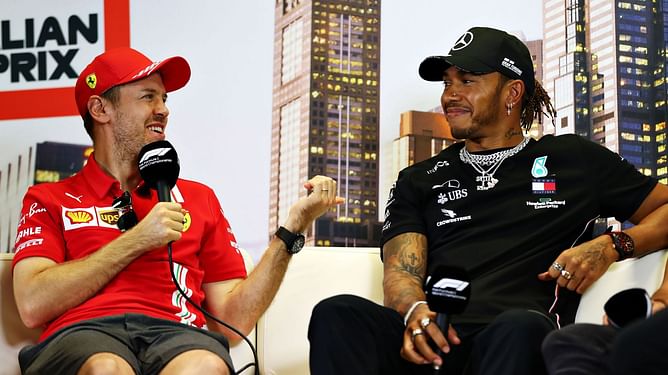 Sebastian Vettel makes his feelings known about Lewis Hamilton's approach at Ferrari