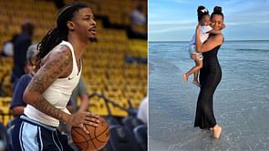 Ja Morant's 5-year-old daughter Kaari impresses with her golf cart driving skills