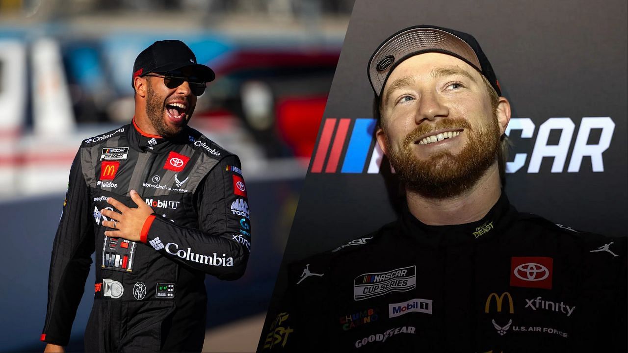 Bubba Wallace heads to shoot up paintballs with Tyler Reddick ahead of Sunday
