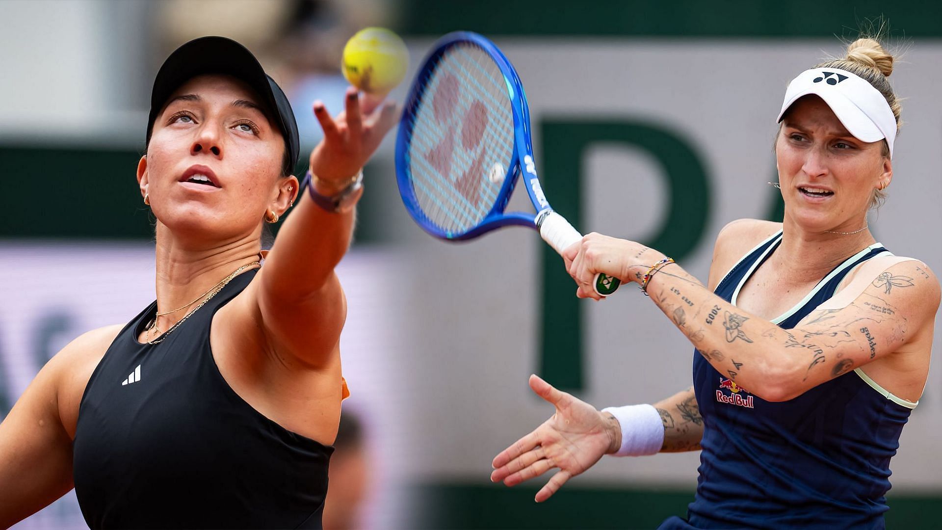 Jessica Pegula (L) Marketa Vondrousova (R) | Getty