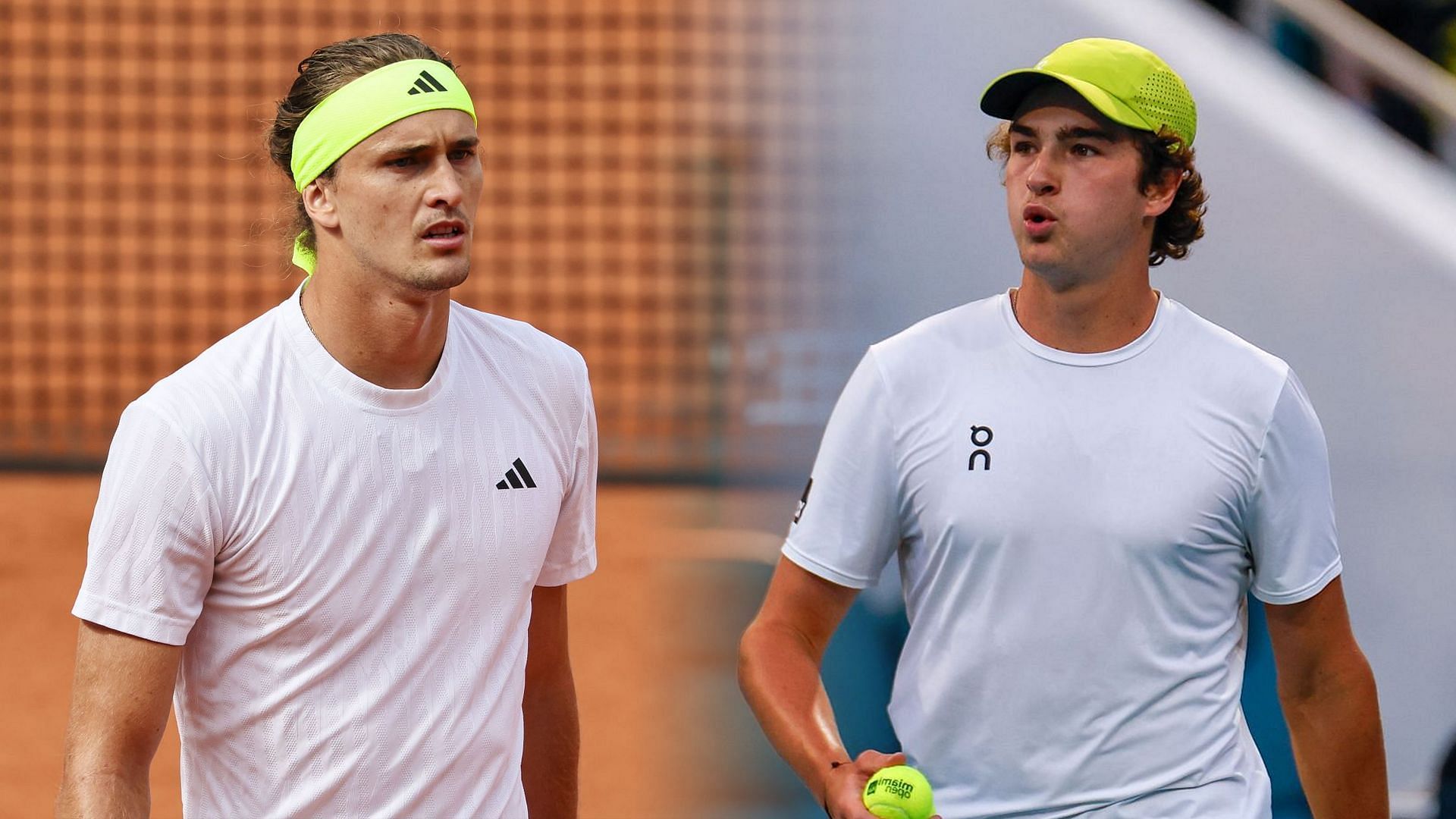 Alexander Zverev (L) Joao Fonseca (R) | Getty