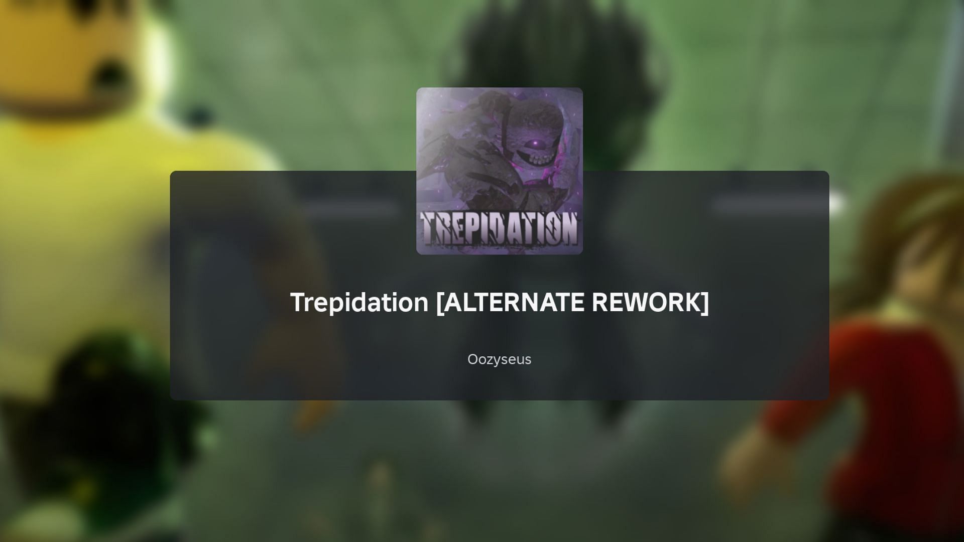 Trepidation loading screen