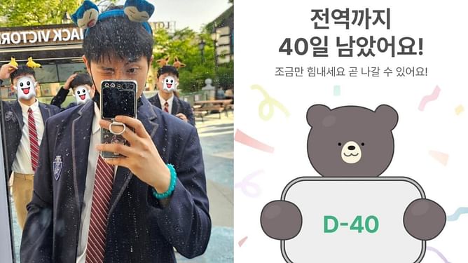 "He already packed his bags"- Fans react as BTS' Kim Namjoon shares Military Countdown on Instagram story