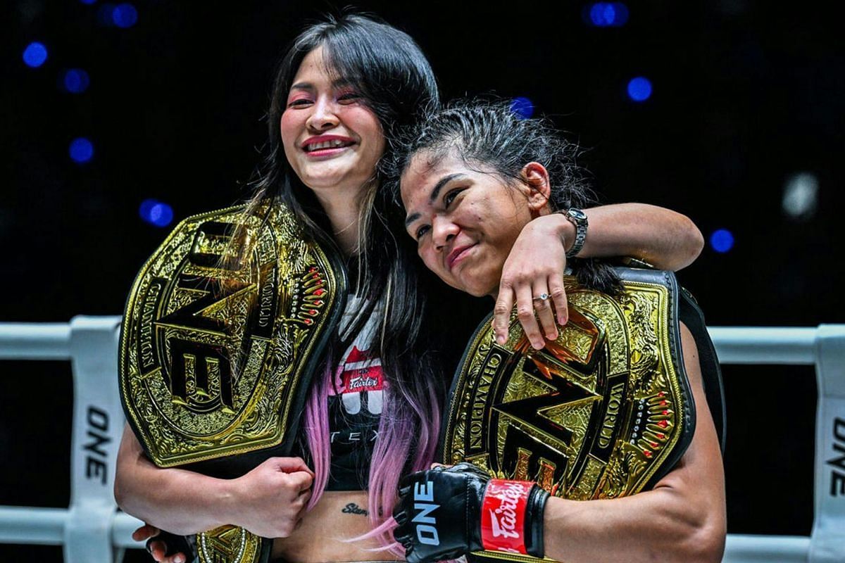 Stamp Fairtex has no issue in competing against friend Denice Zamboanga. -- Photo by ONE Championship