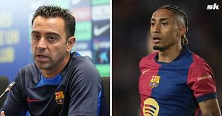 "When I saw it, I couldn't believe it"- Raphinha speaks on 'iconic' video of his reaction against Xavi; accuses ex-Barcelona coach of not trusting him