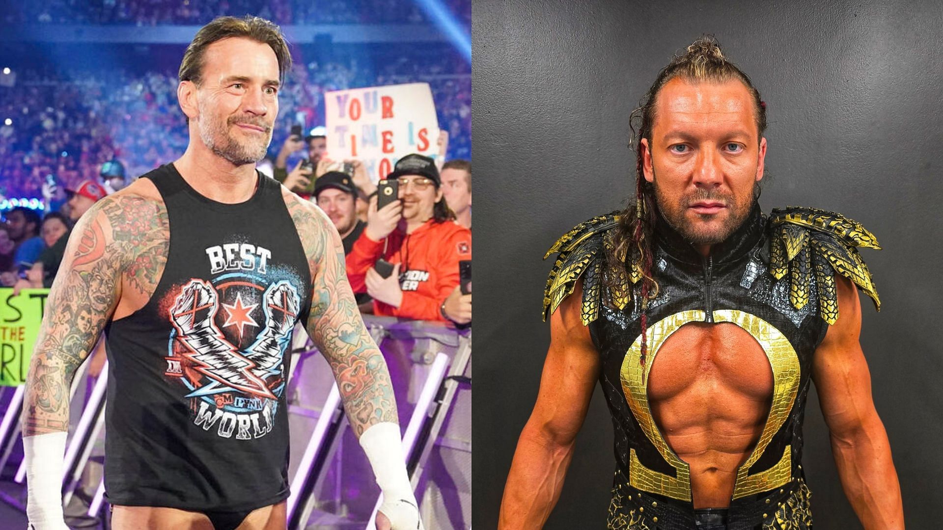 CM Punk (left) and Kenny Omega (right). (Image credits: wwe.com &amp; Kenny Omega