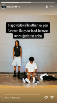 Former NBA Champ Trevor Ariza's son Tajh Ariza sends heartfelt birthday shoutout to younger brother Tristan (Image: IG/tajhariza)