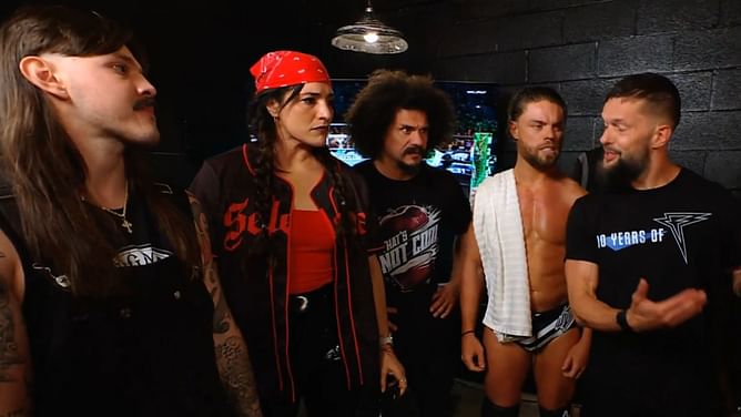 Finn Balor brings female WWE star to the Judgment Day & she gives Dominik Mysterio a gift - Raquel Rodriguez throws her out