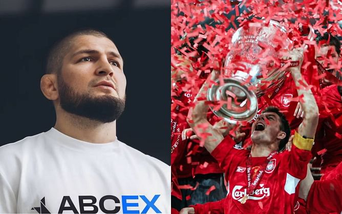 Khabib Nurmagomedov lauds the Steven Gerrard "mentality" following incredible story by former Liverpool F.C. star
