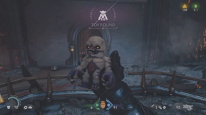 All collectible locations in Doom The Dark Ages Chapter 4 (Sentinel Barracks)