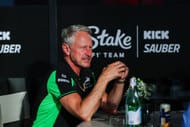 Sauber Team Principal Jonathan Wheatley sits on the deck of the hospitality suite during the F1 Grand Prix of Saudi Arabia at Jeddah Corniche Circuit - Source: Getty