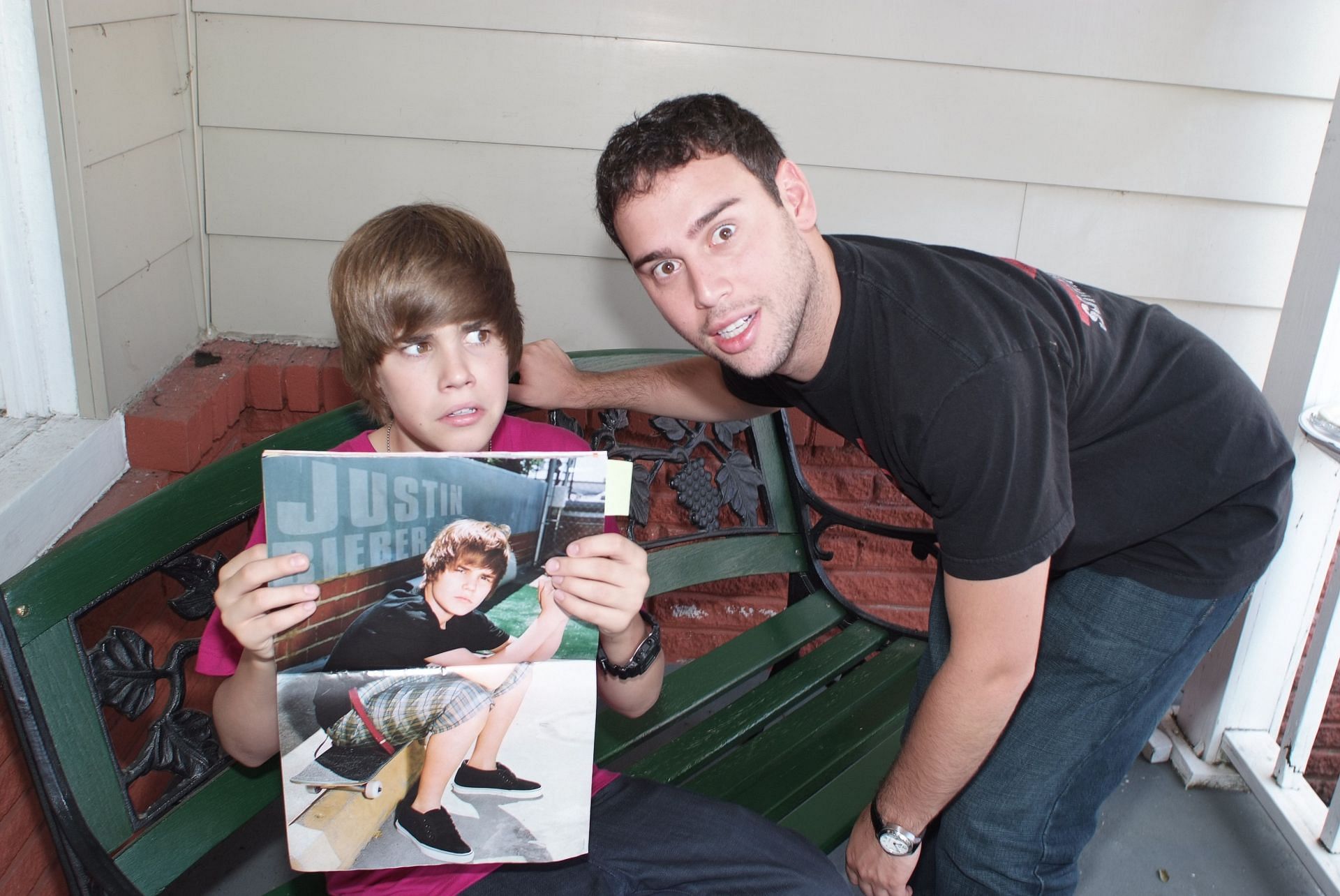 Justin Bieber in a music video shoot (picture about Getty)