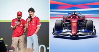 In Pictures: Ferrari officially unveil Hamilton, Leclerc’s special Miami GP livery