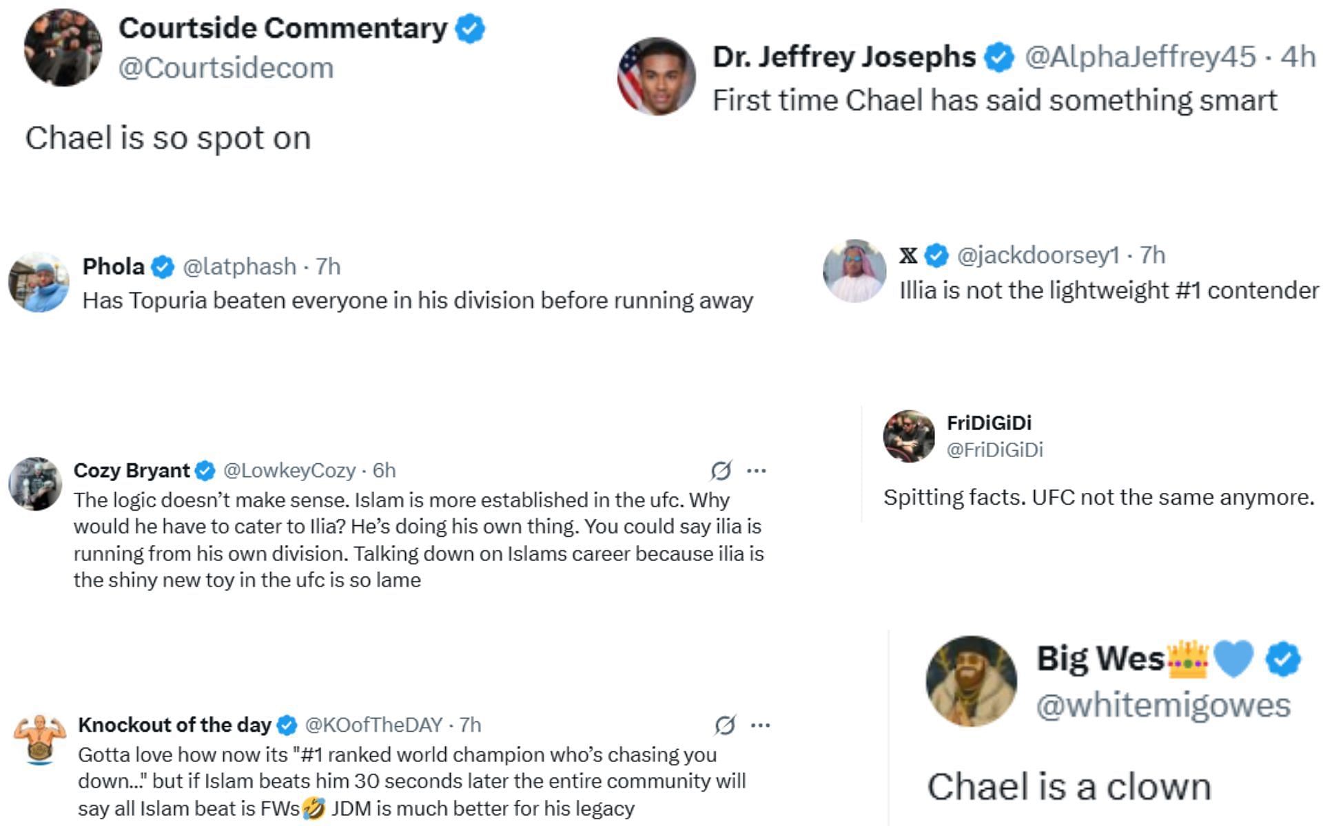 Fan reactions [Screenshots courtesy: @ChampRDS on X]