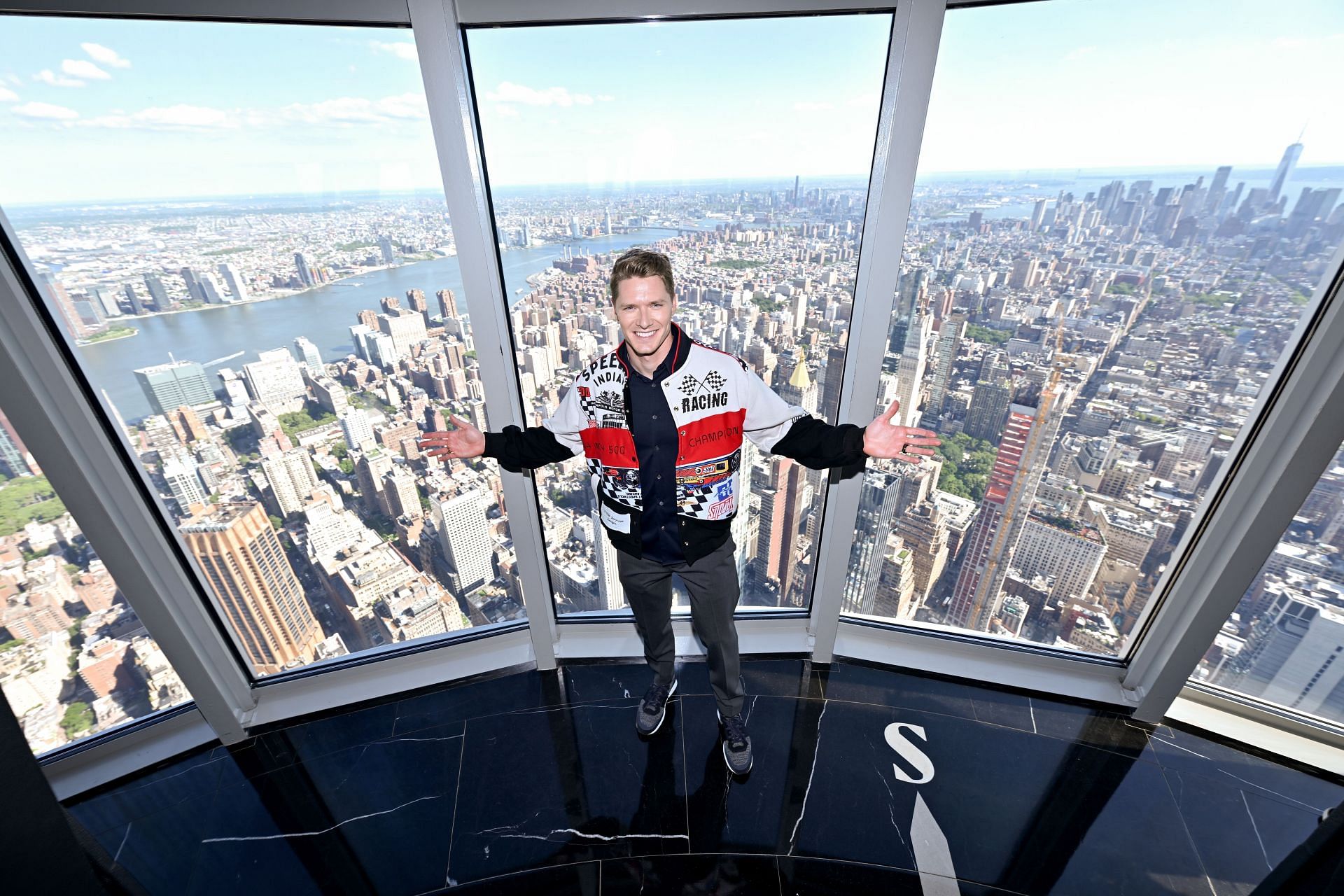 Josef Newgarden Visits the Empire State Building to celebrate second consecutive INDY 500 Victory - Source: Getty