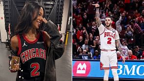 "Look but don't touch, she's taken": Lonzo Ball marvels over girlfriend Ally Rossel's beach fashion
