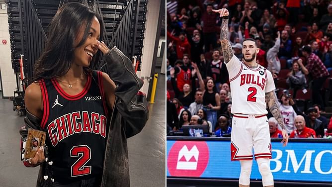"Look but don't touch, she's taken": Lonzo Ball marvels over girlfriend Ally Rossel's beach fashion