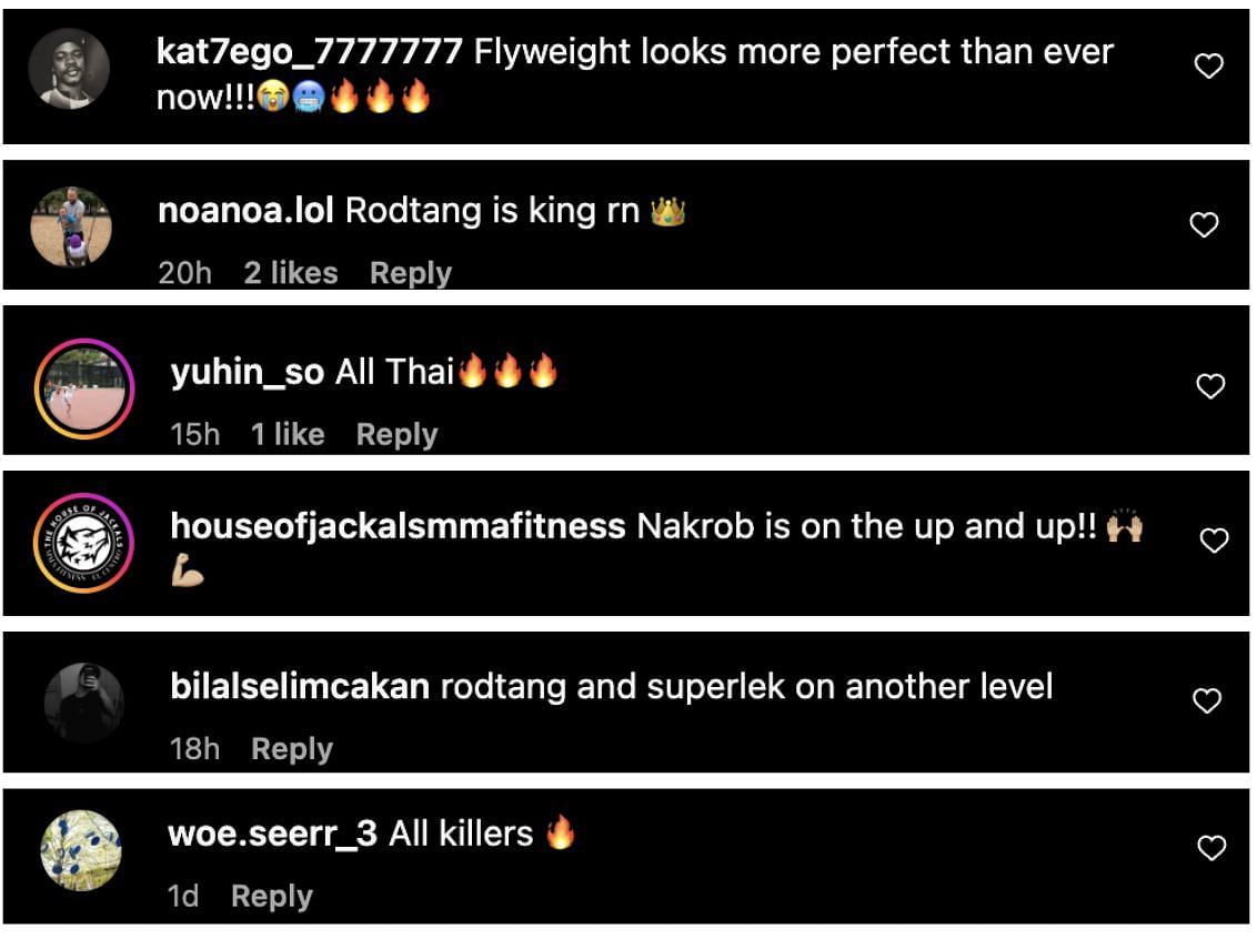 Comments from Instagram