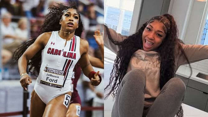 "You deserve it all" "CROWN HERRRR": Fans ecstatic as MiLaysia Fulwiley's GF, JaMeesia Ford, becomes SEC Outdoor champion