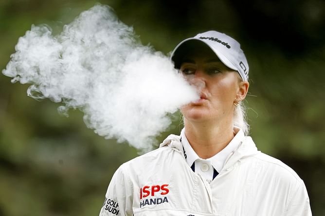 "Everyone smokes in England" - When Charley Hull spoke about going viral for smoking instead of her performance