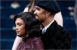 Jalen Hurts makes fashion statement with $10,300 Breitling Navitimer watch during Met Gala debut with wife Bry Burrows