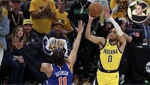 "Own worst enemy" - Fans rip Selena Gomez for watching Pacers vs Knicks in private suite during Beyonce concert